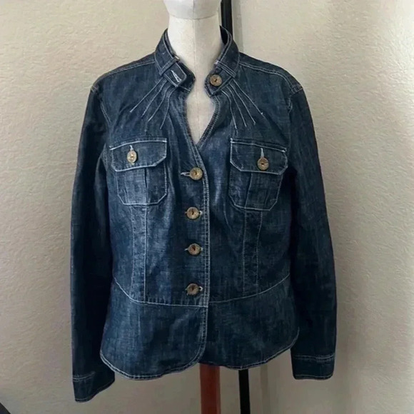 AMI Denim Button Up Jacket‎ - Picture 1 of 10